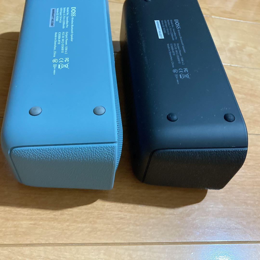 DOSS ワイヤレスBluetoothスピーカー Soundbox Pro 2個