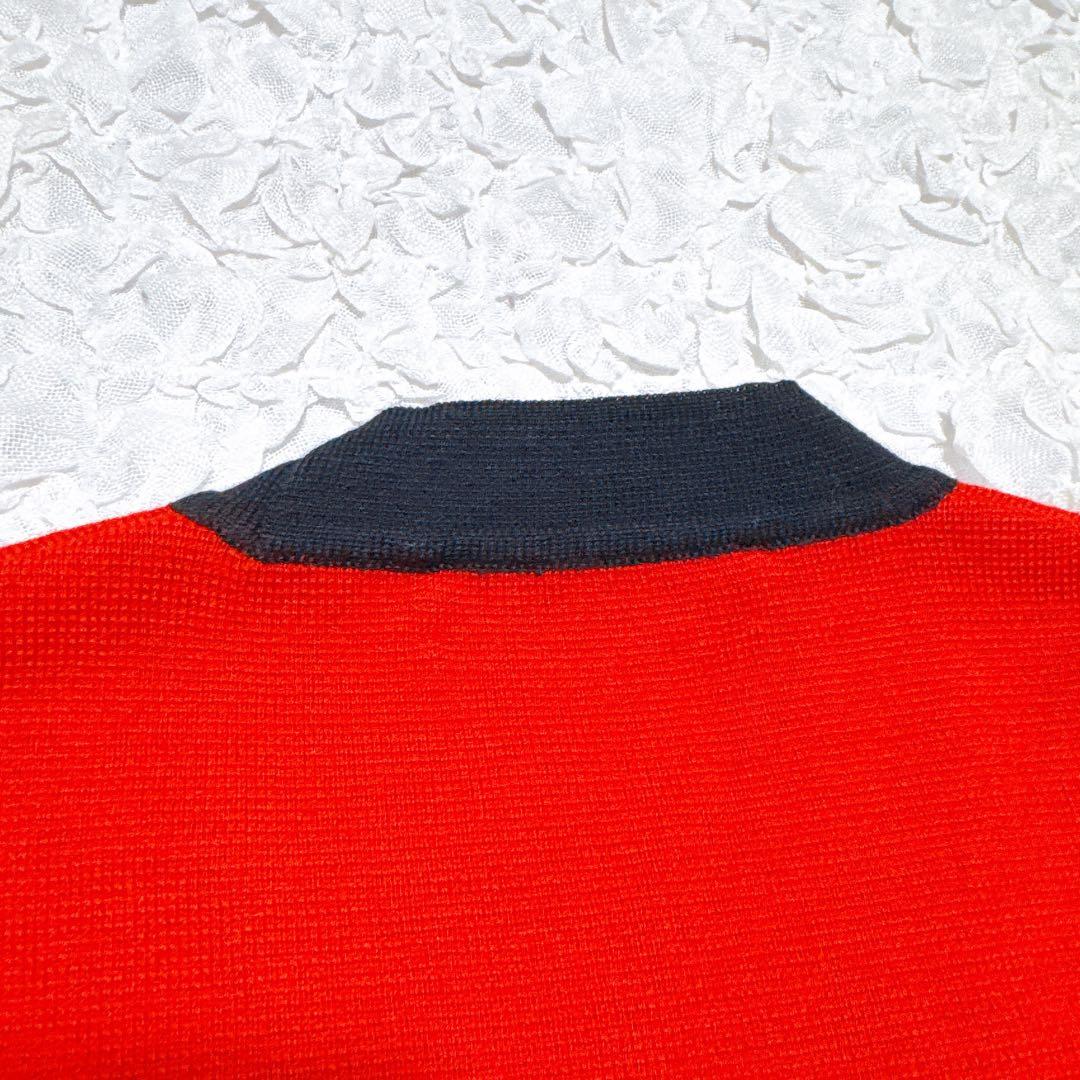 Burberrys旧タグカーディガン 赤 金ボタン ホースマーク ８０年代