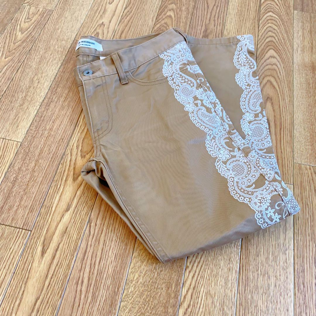JUNYA WATANABE ベージュ レース チノパン♪
