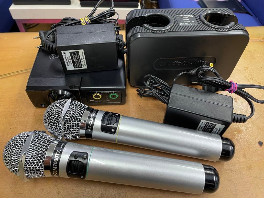 オーディオテクニカ赤外線ワイヤレスセット　CR701+CLM7000TX極上！