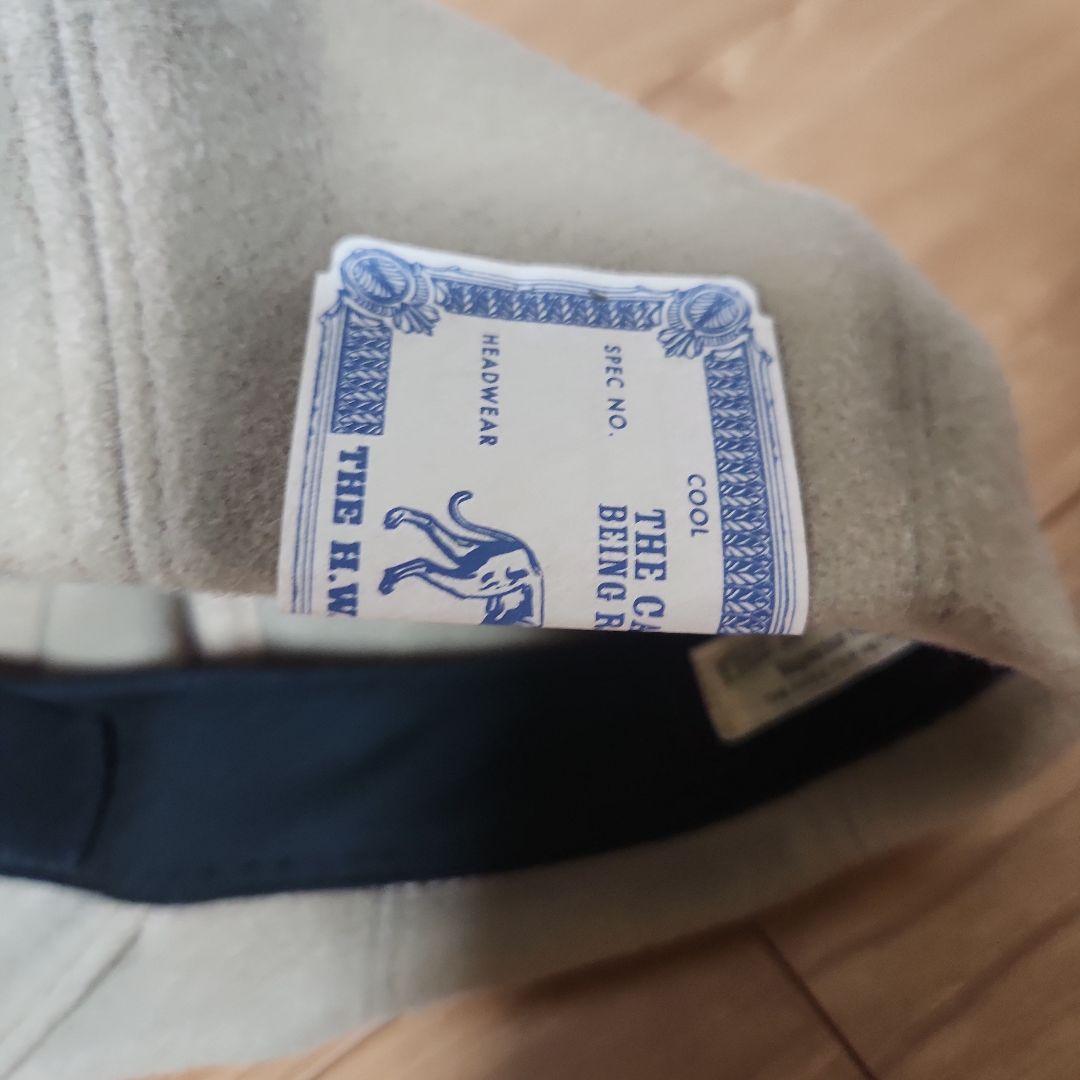 H.W.DOG & CO. ベージュ キャスケット帽