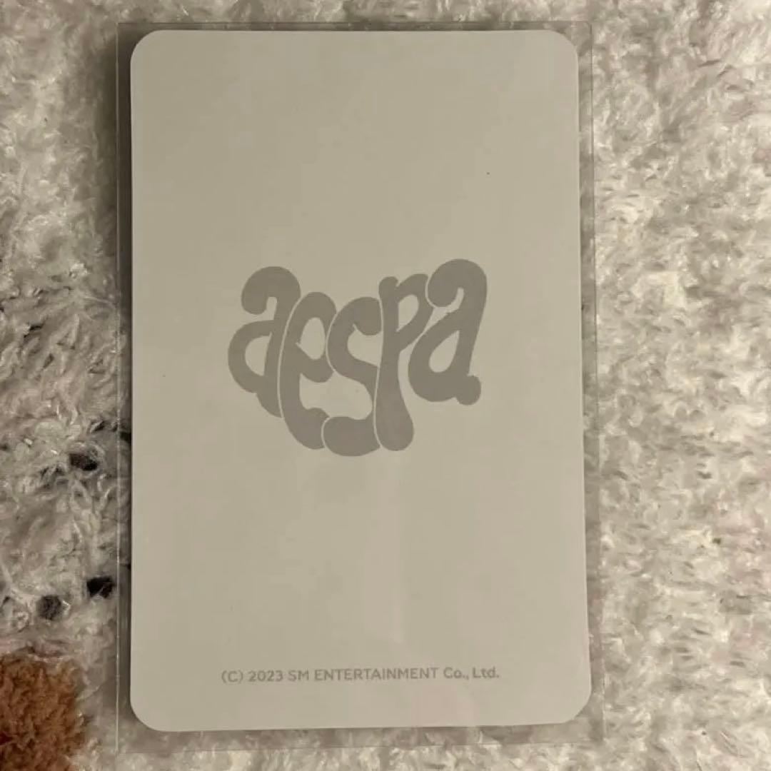 aespa ウィンター 韓国POP UP トレカ