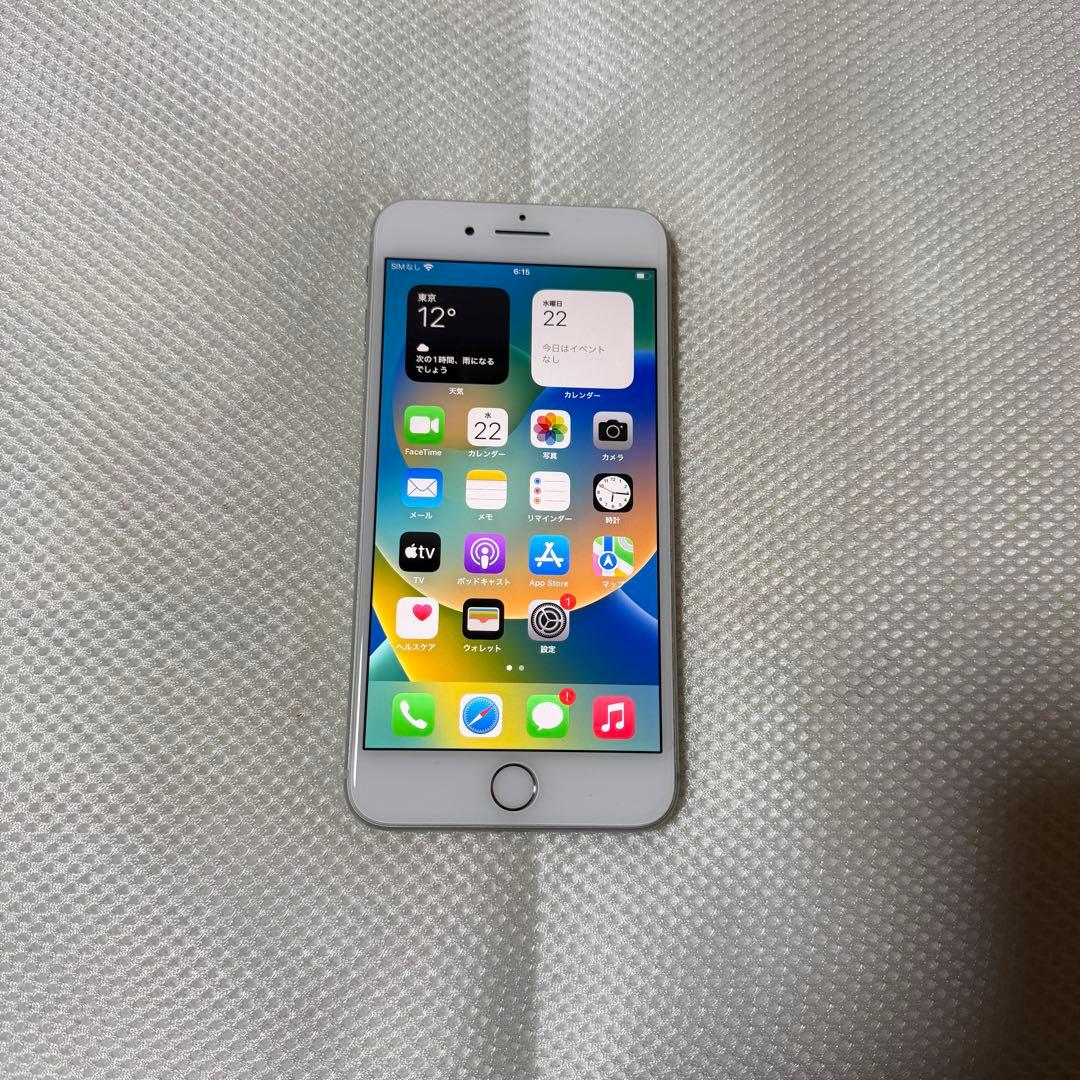 美品 SIMフリー iPhone8Plus 256GB シルバー 100%