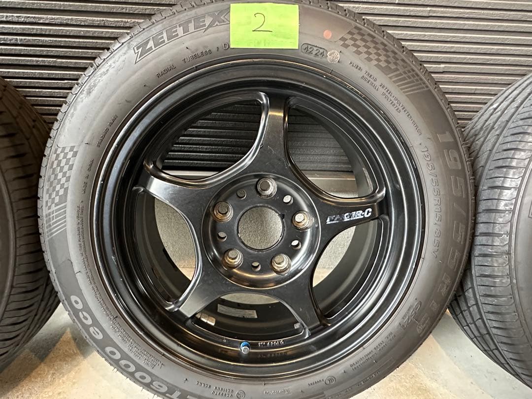 ＃８５　5ZIGEN ProRacer 15インチのホイールセット