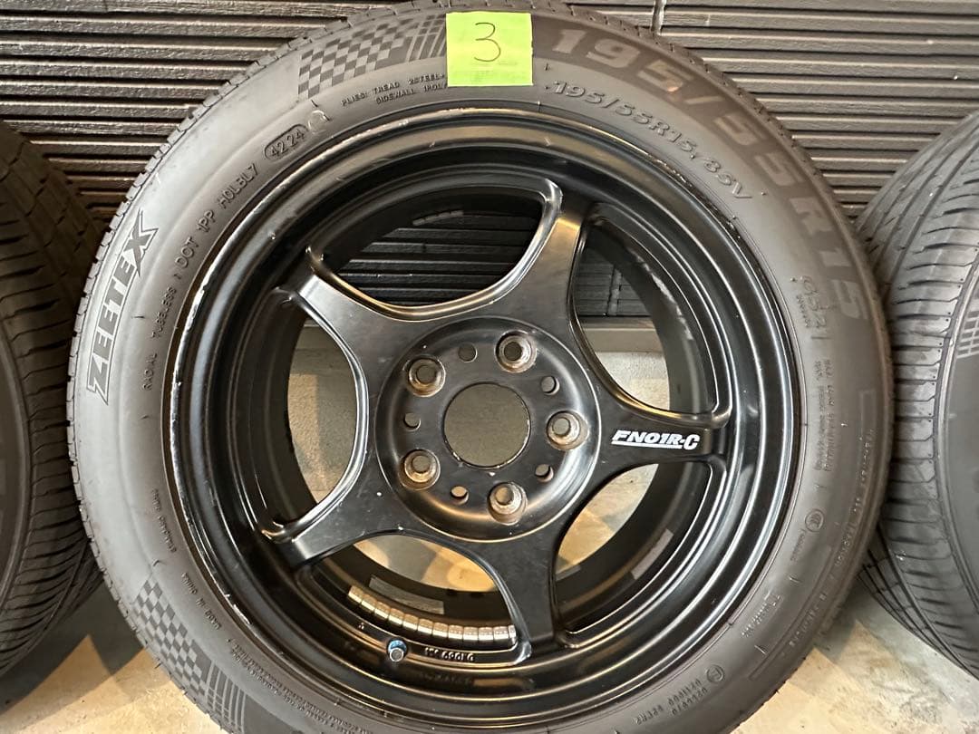 ＃８５　5ZIGEN ProRacer 15インチのホイールセット