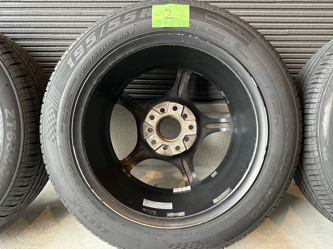 ＃８５　5ZIGEN ProRacer 15インチのホイールセット