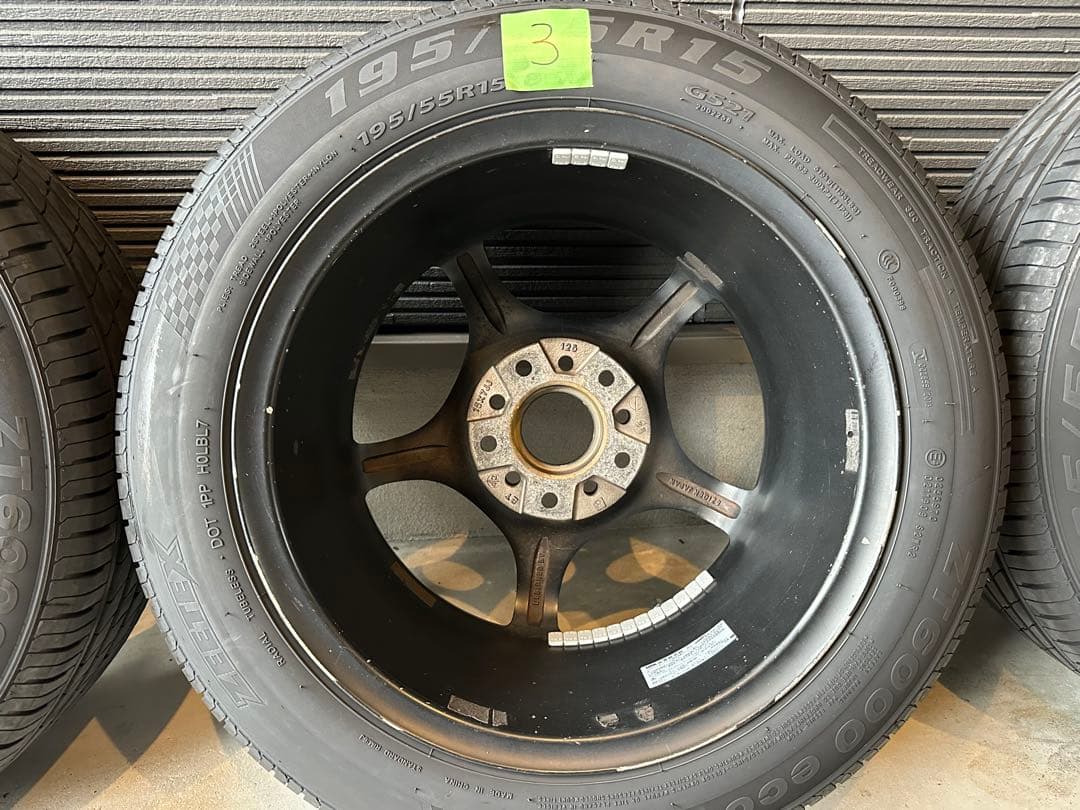 ＃８５　5ZIGEN ProRacer 15インチのホイールセット