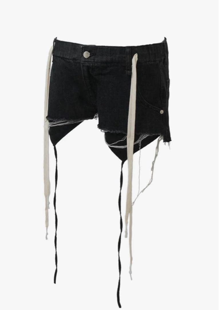 S garter denim shorts Theredthread Mサイズ