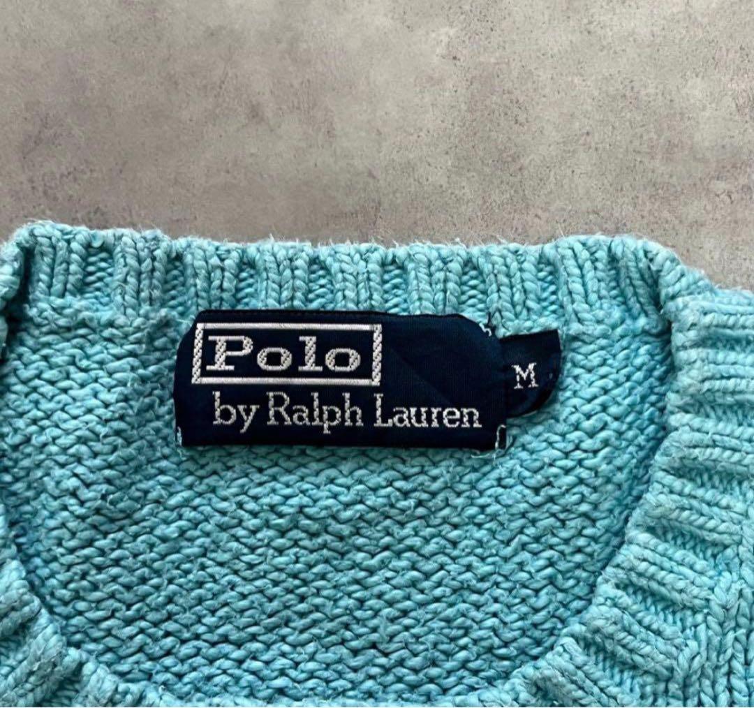 90s polo Ralph Lauren ポロ ラルフローレン コットンニット