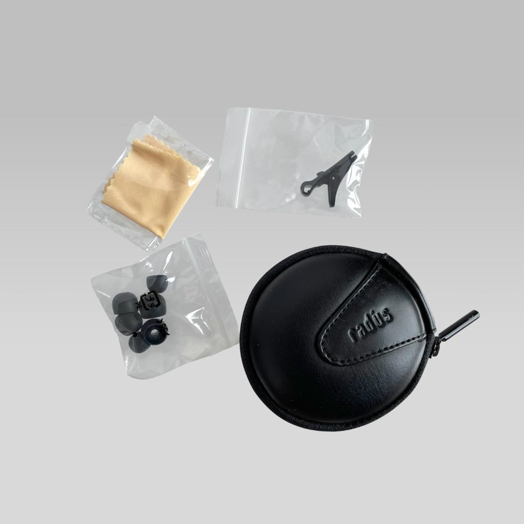 美品【radius】HP-TWF00 ハイレゾ対応 有線 イヤホン リケーブル