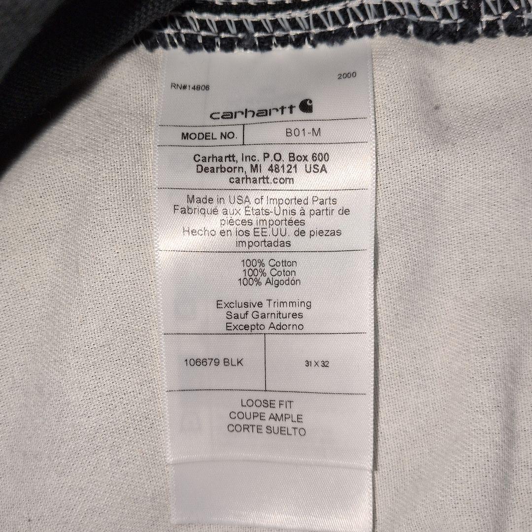 Carhartt ダブルニー　ブラック　W31×L32