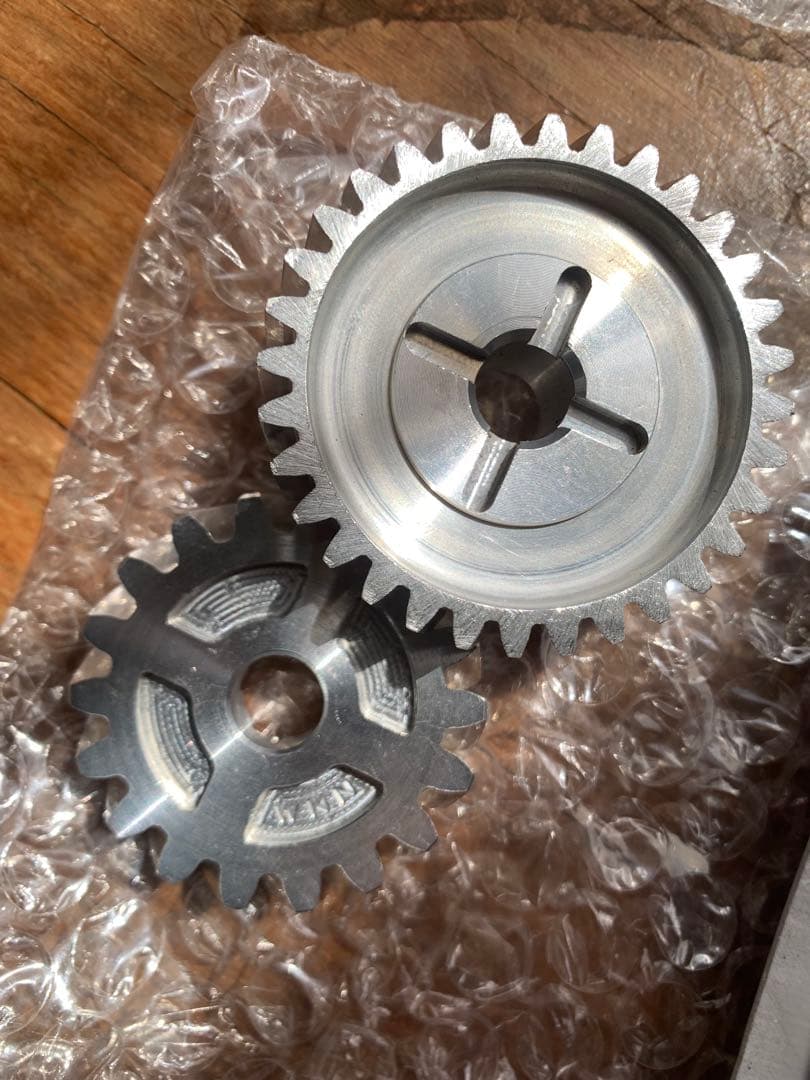 RZ250 ハイフロー インペラシャフト周り + アルミオイルポンプギア セット