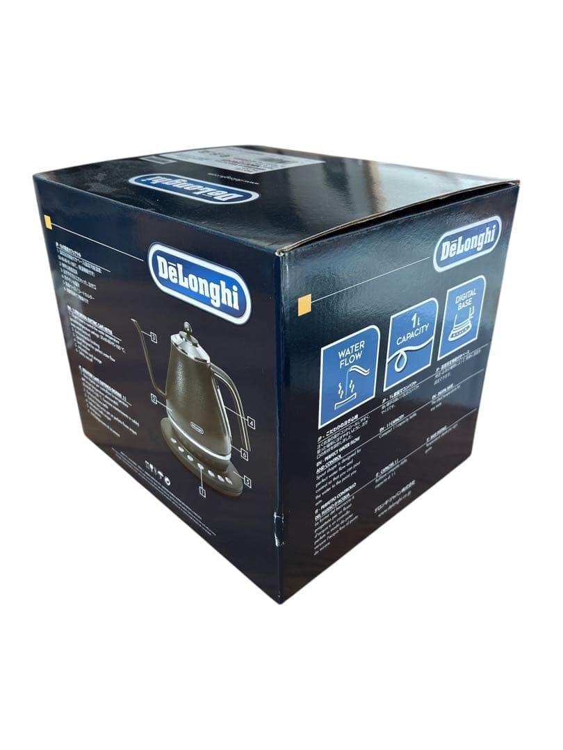 DeLonghi Icona Cafe Kettle 電気カフェケトル ブラック