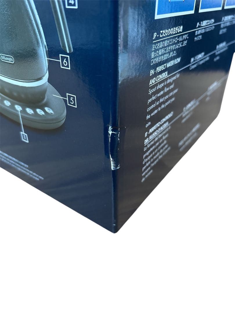 DeLonghi Icona Cafe Kettle 電気カフェケトル ブラック