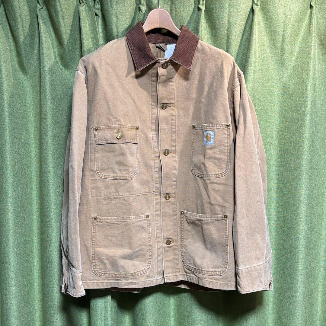 carhartt 90s USA製 裏地なし ミシガン チョアコート XL