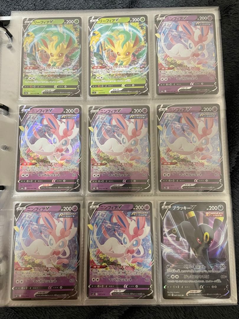 ポケモンカード　引退品　ブイズのみ　ファイル付き