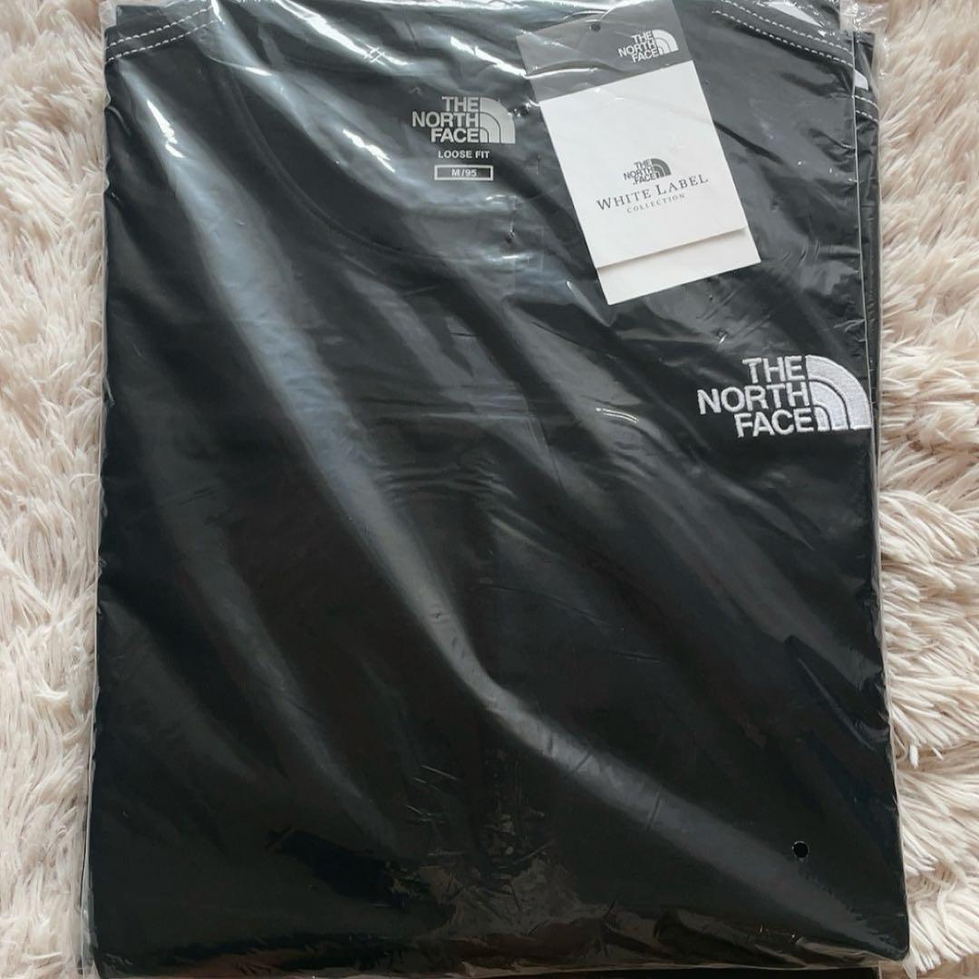 韓国　ノースフェイス M ルーズフィット　長袖Tシャツ　新品　国内未入荷　黒