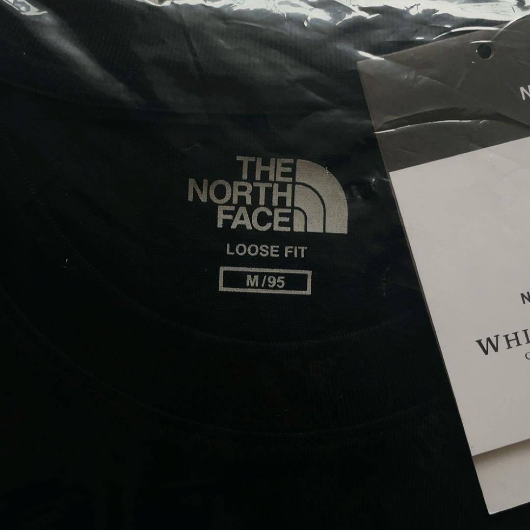 韓国　ノースフェイス M ルーズフィット　長袖Tシャツ　新品　国内未入荷　黒