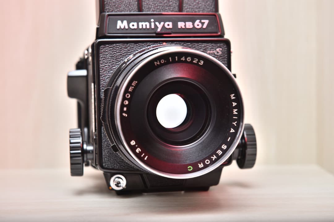Mamiya RB67 Pro S 90mm f3.8 レンズ付き
