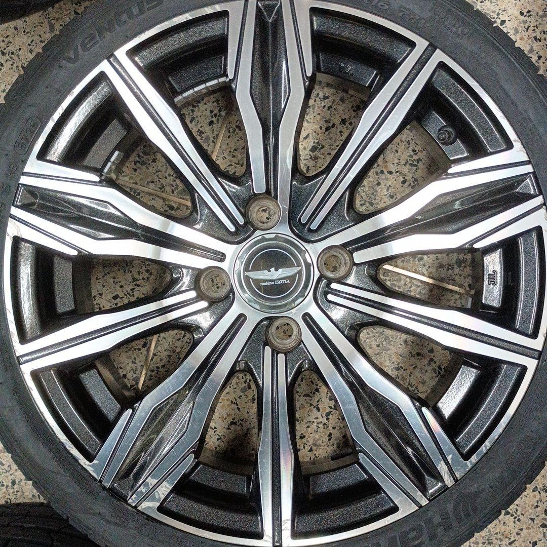 【新品】165/45R16 ハンコック夏タイヤ付 16インチアルミ 軽自動車用