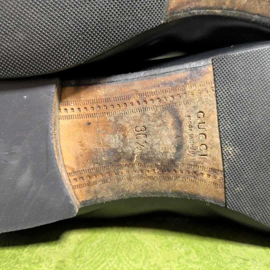 GUCCI　ホースビットローファー　ヨルダーン　黒　36　1/2