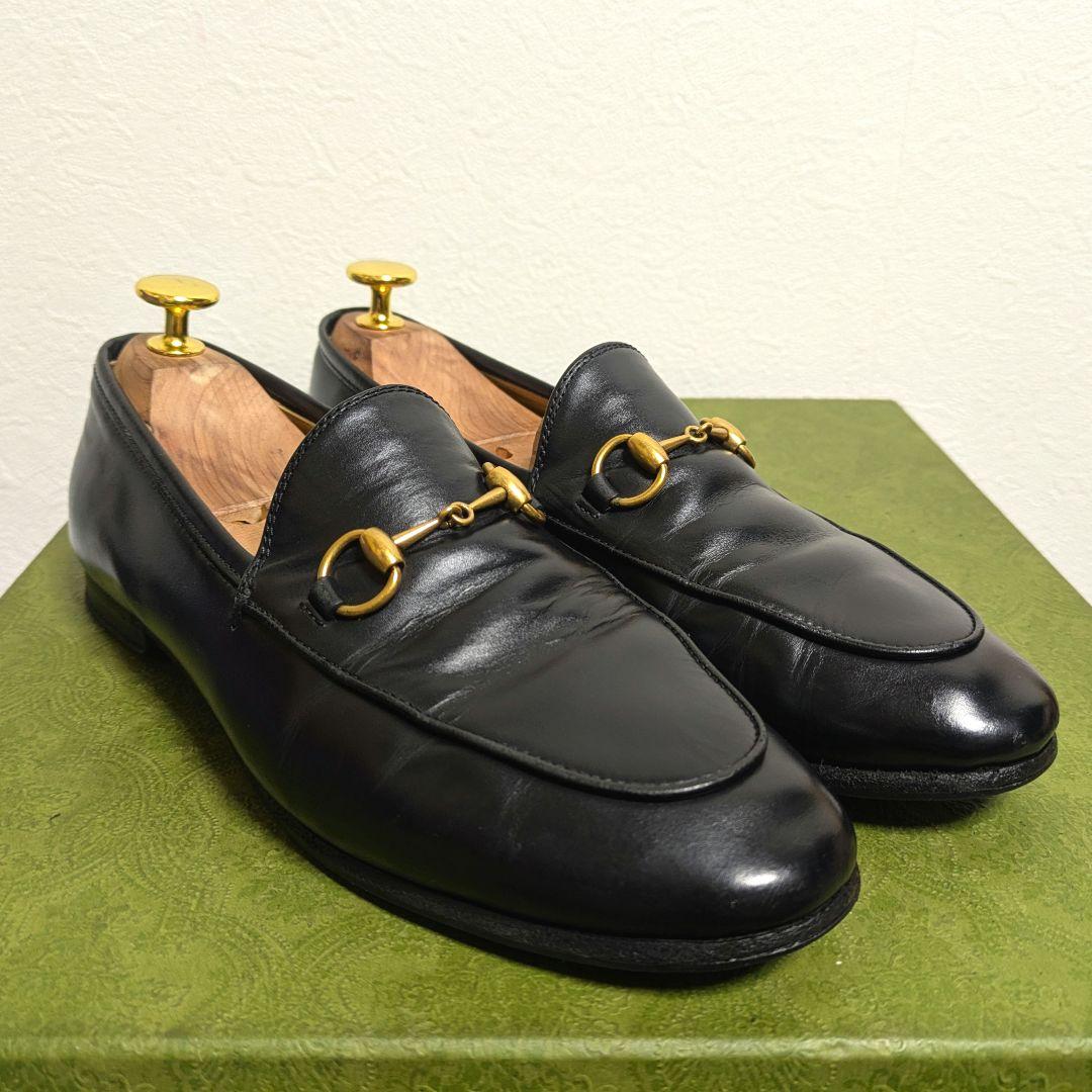 GUCCI　ホースビットローファー　ヨルダーン　黒　36　1/2