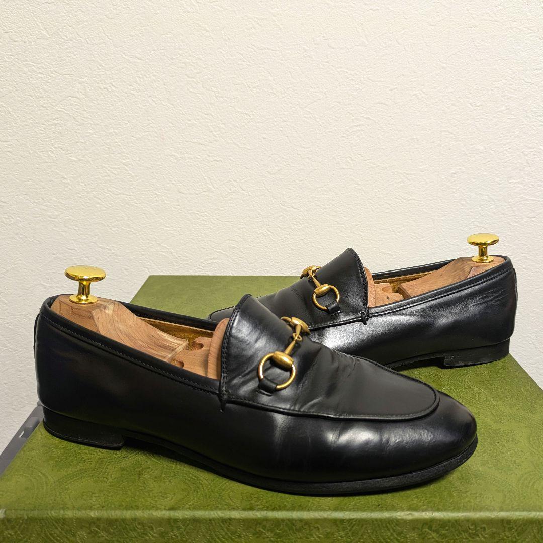 GUCCI　ホースビットローファー　ヨルダーン　黒　36　1/2