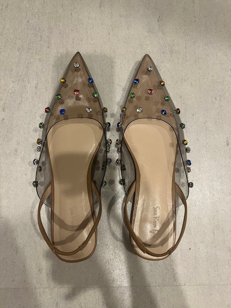 【最終値下げ】searoomlynn ビジュークリアミュール