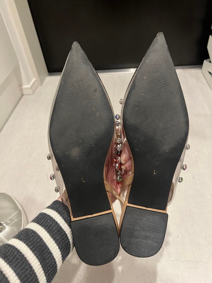 【最終値下げ】searoomlynn ビジュークリアミュール