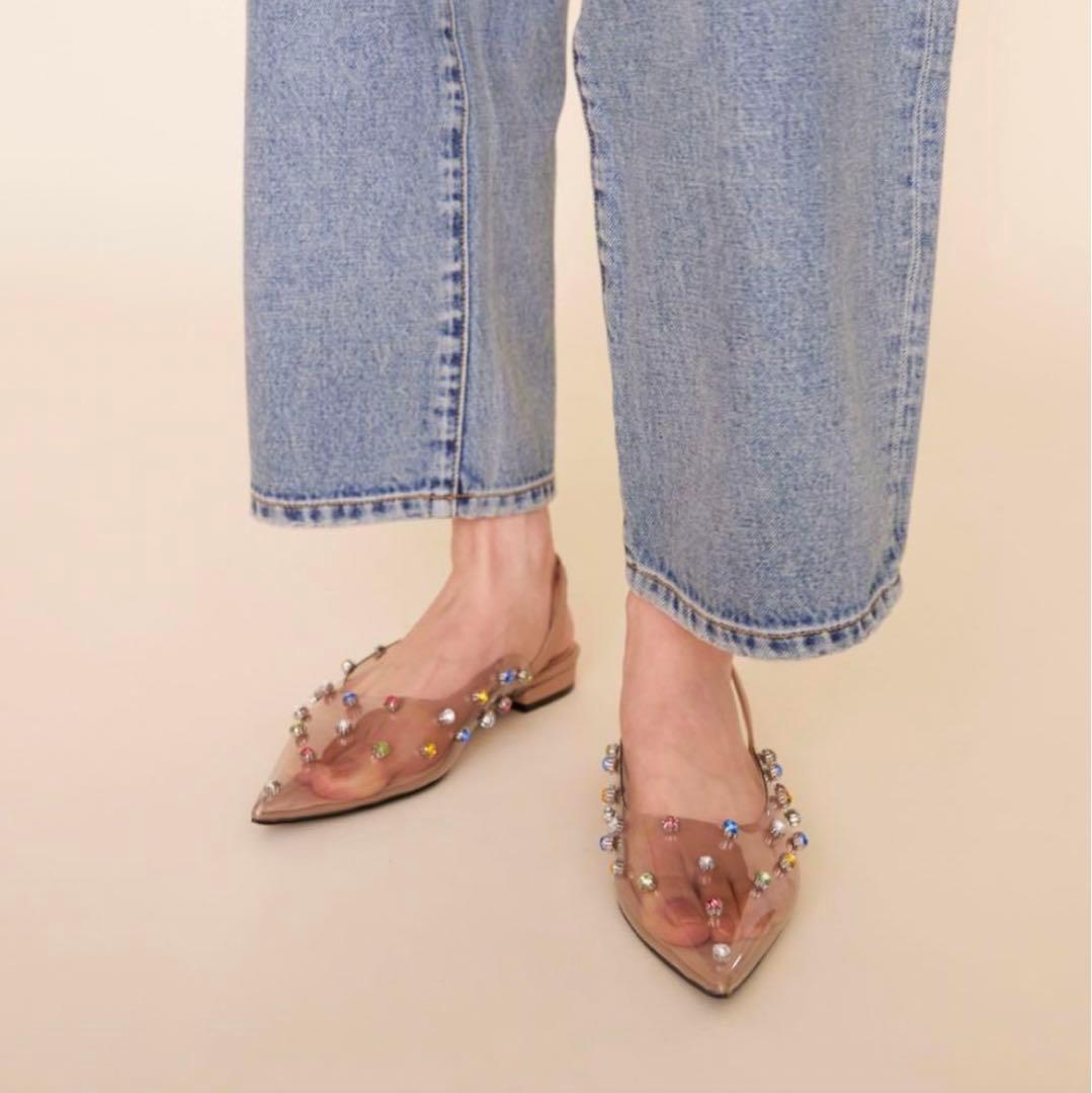 【最終値下げ】searoomlynn ビジュークリアミュール