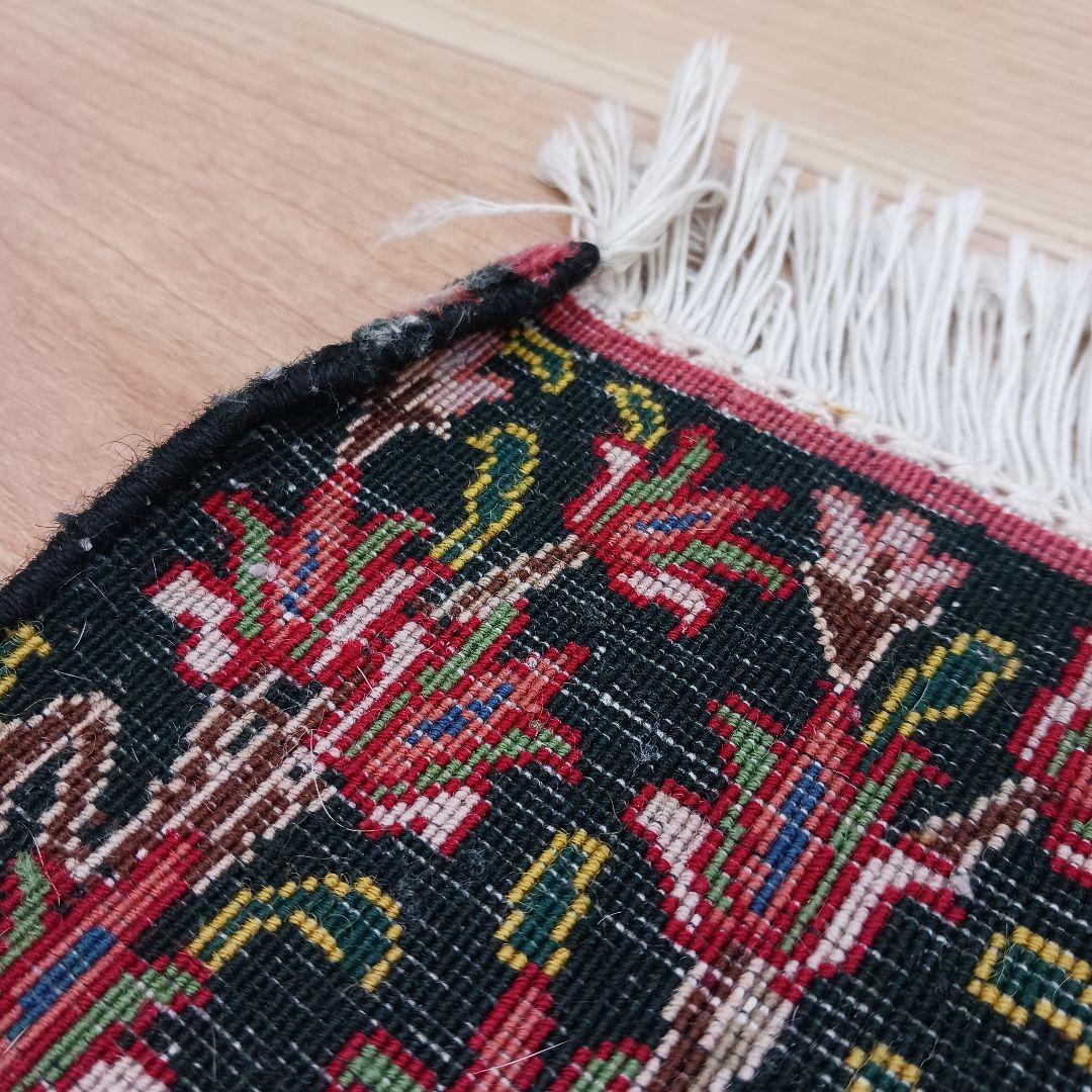 Y3345 ペルシャ絨毯 タブリーズ産 ウール 手織り 生命の樹