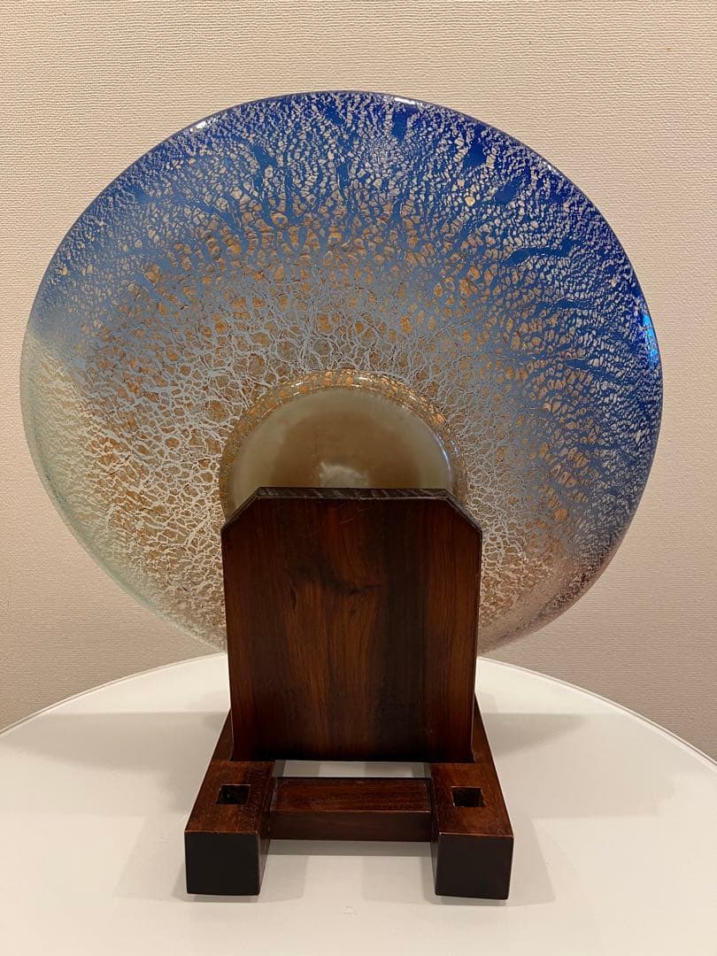 ワイマナロ　琉球ガラス　稲嶺盛吉　大皿