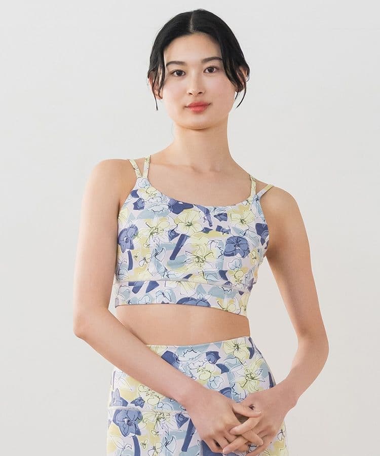 sukala ミックスフラワーセパレートタンクトップ