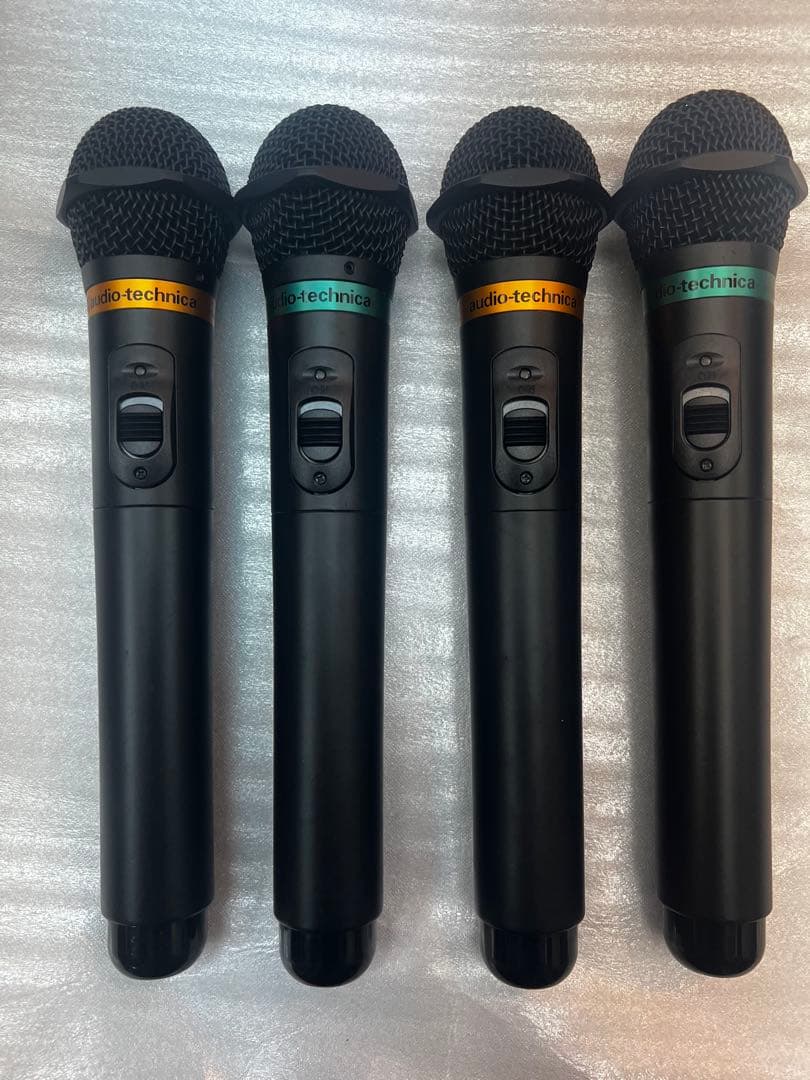 オーディオテクニカ　ワイヤレスマイク　AT-CLM700T/A/B中古品4本