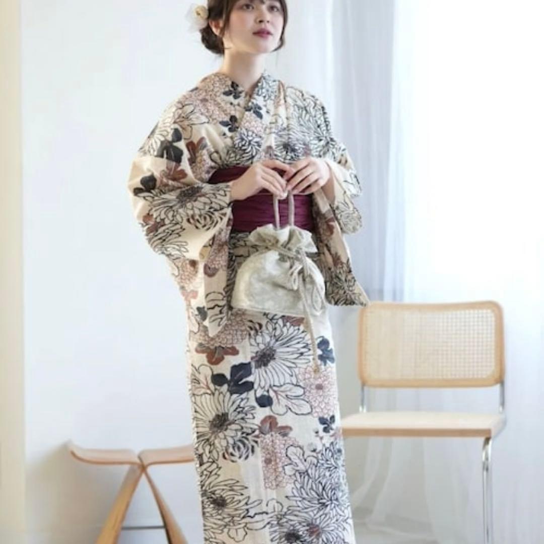 utatane 選べる浴衣3点セット　浴衣　下駄　兵児帯