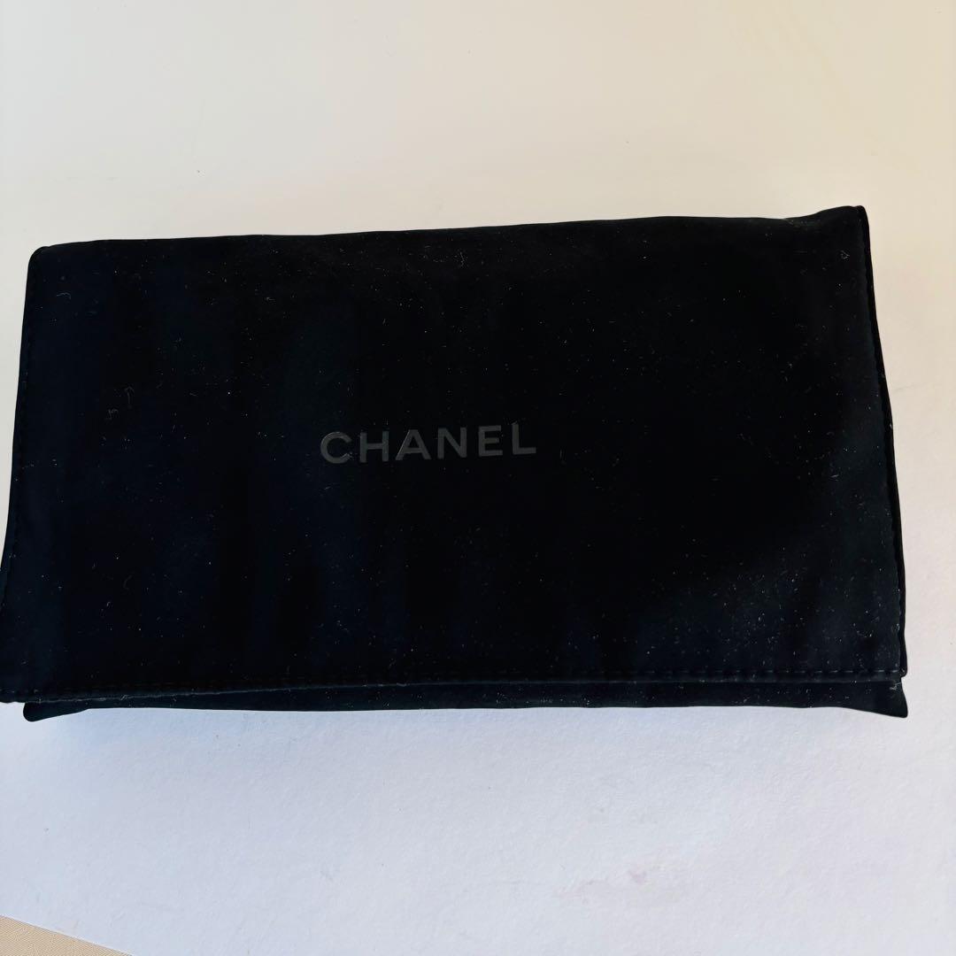 【美品】シャネル　CCフィリグリー　マトラッセ　ラウンドファスナー　長財布