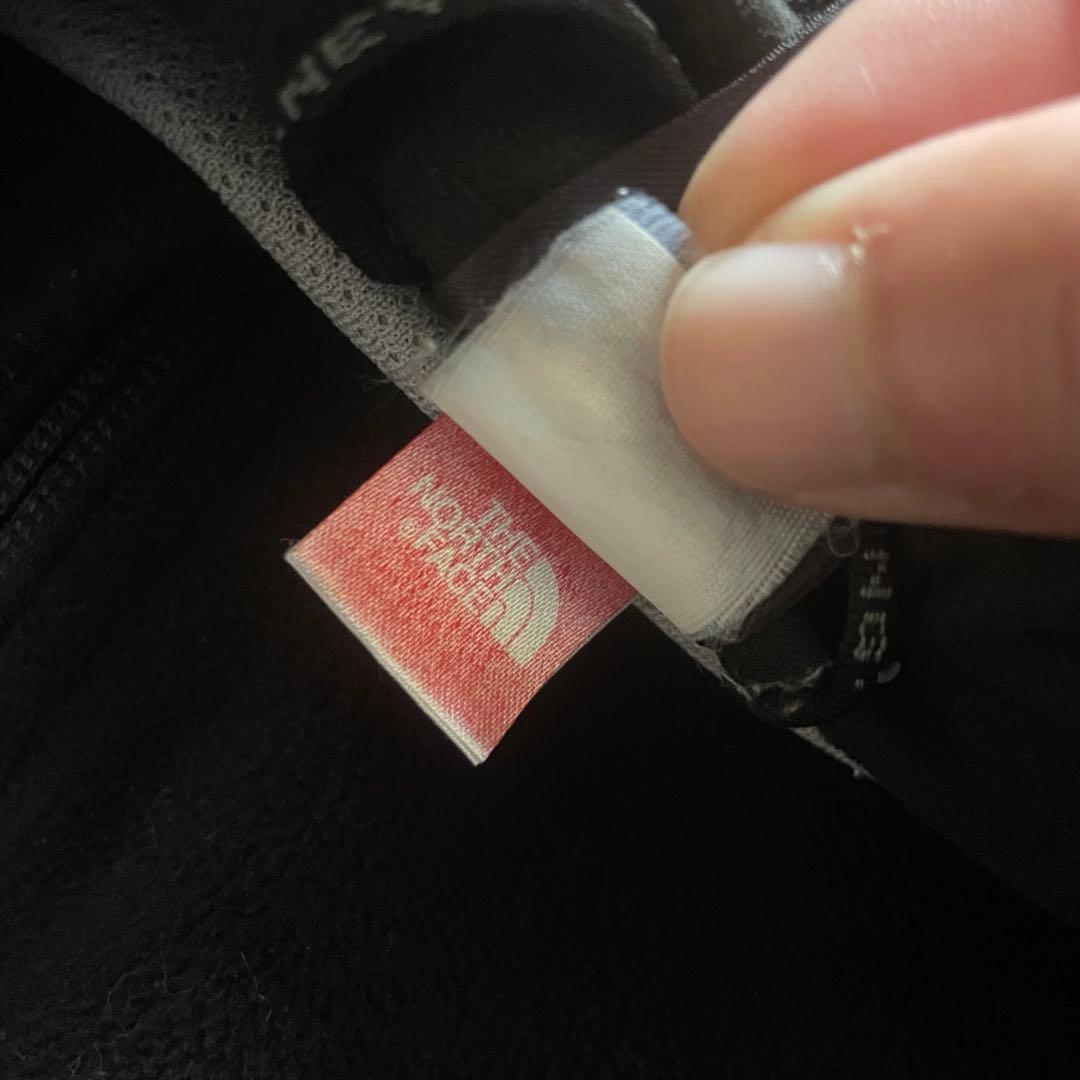 THE NORTH FACE 黒 フリース ベスト ジップ ポケット 00s