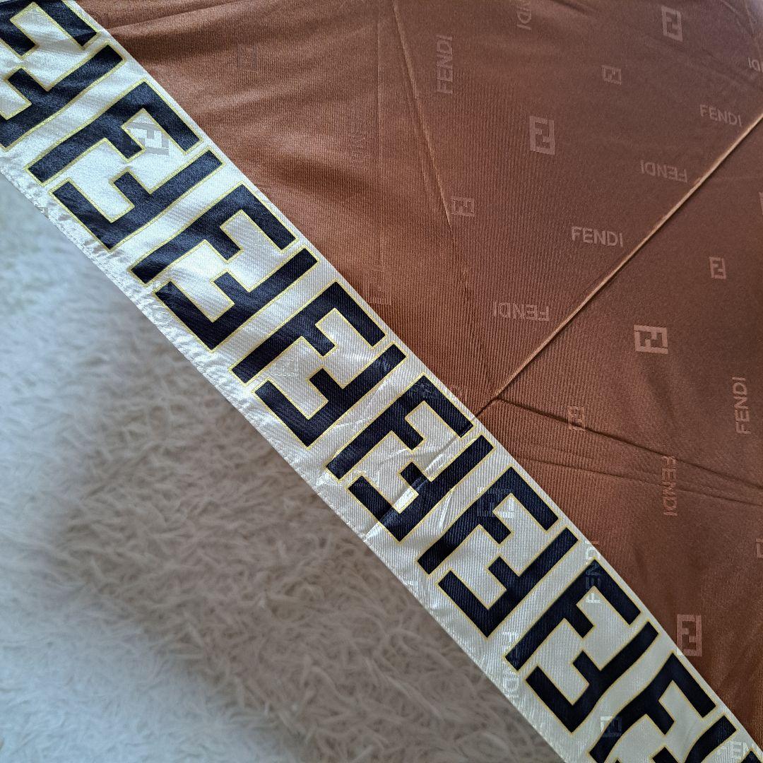 【FENDI】新品未使用　ズッカ柄　ズッキーノ　折りたたみ傘