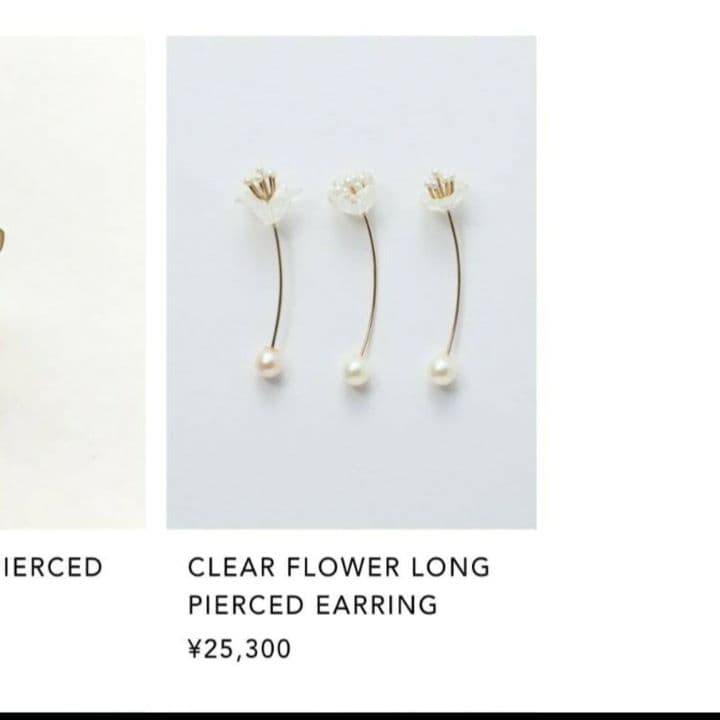 simmon シモン フラワーピアス