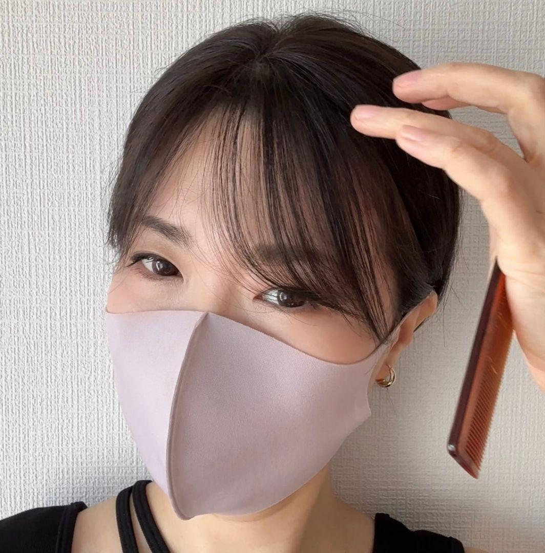 百合子ウィッグカモメ、前髪ありタイプ ナチュラルブラウン