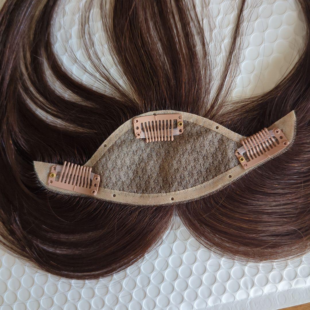 百合子ウィッグカモメ、前髪ありタイプ ナチュラルブラウン