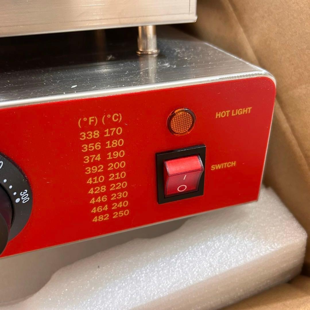 羊*♡様 【新品未使用】業務用ワッフルメーカー 6枚焼き