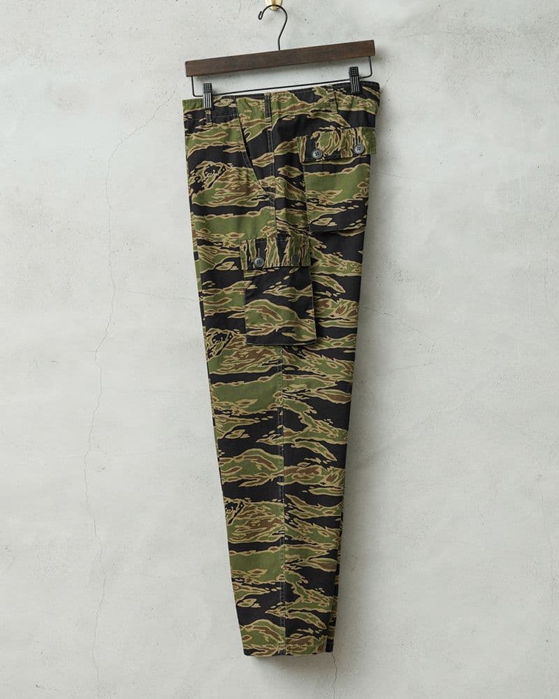 WAIPER.inc 米軍 タイガーストライプ カモ カーゴ トラウザー