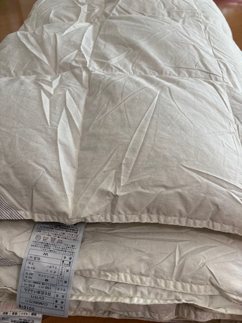 西川　羽毛布団2枚セット　マザーグースダウン　93% 日本製