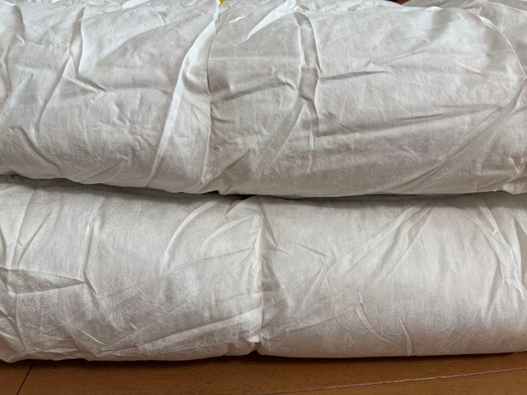 西川　羽毛布団2枚セット　マザーグースダウン　93% 日本製