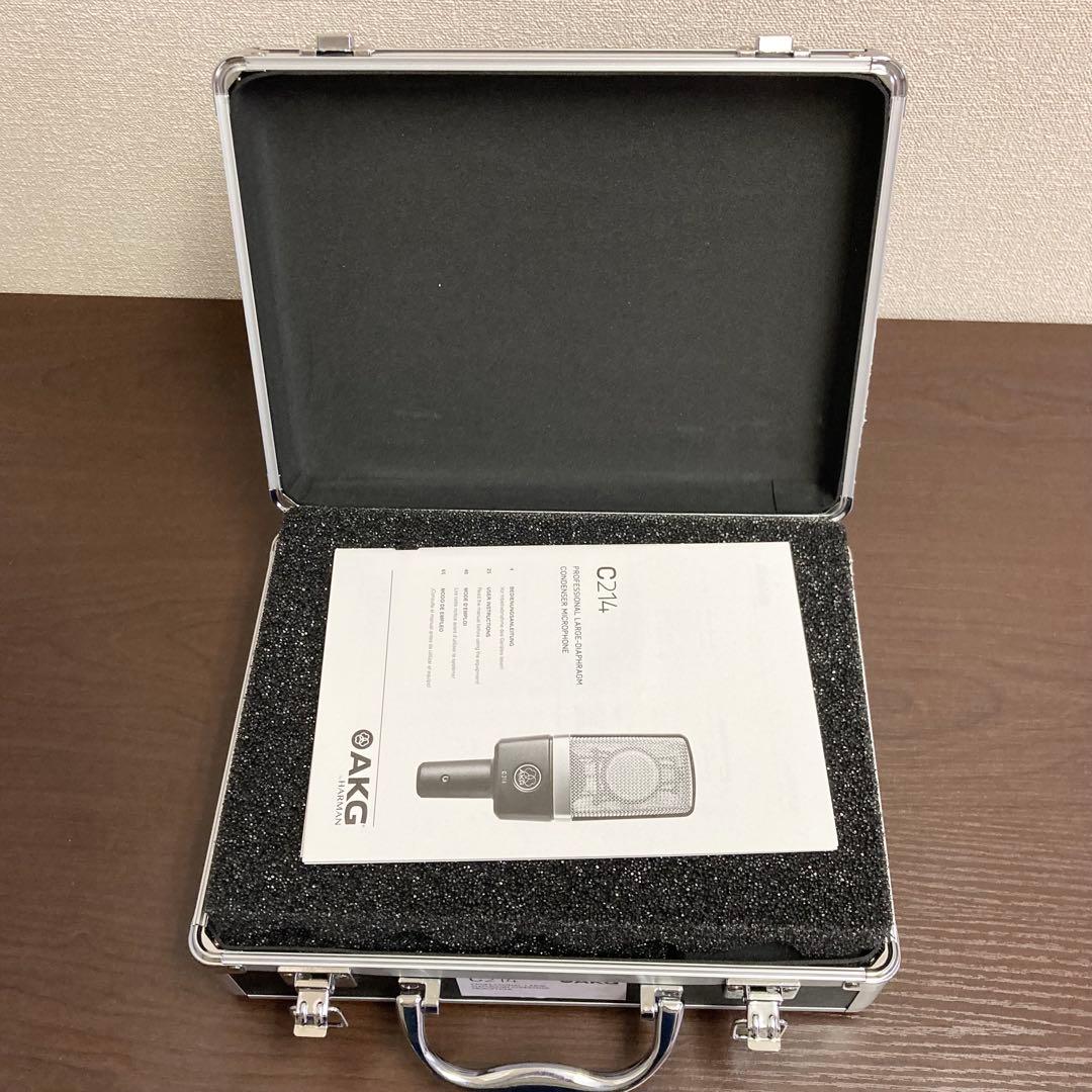 AKG C214 コンデンサーマイク ハードケース付き