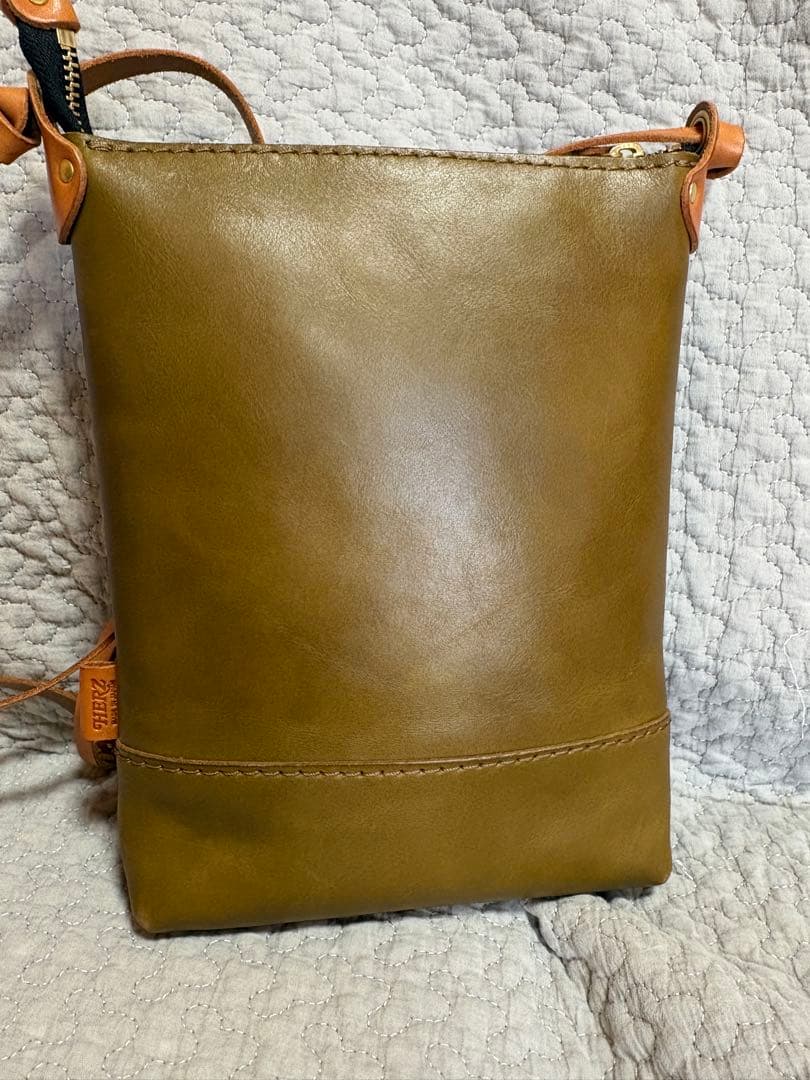 HERZショルダーポシェット (CP-37)Lサイズグリーン