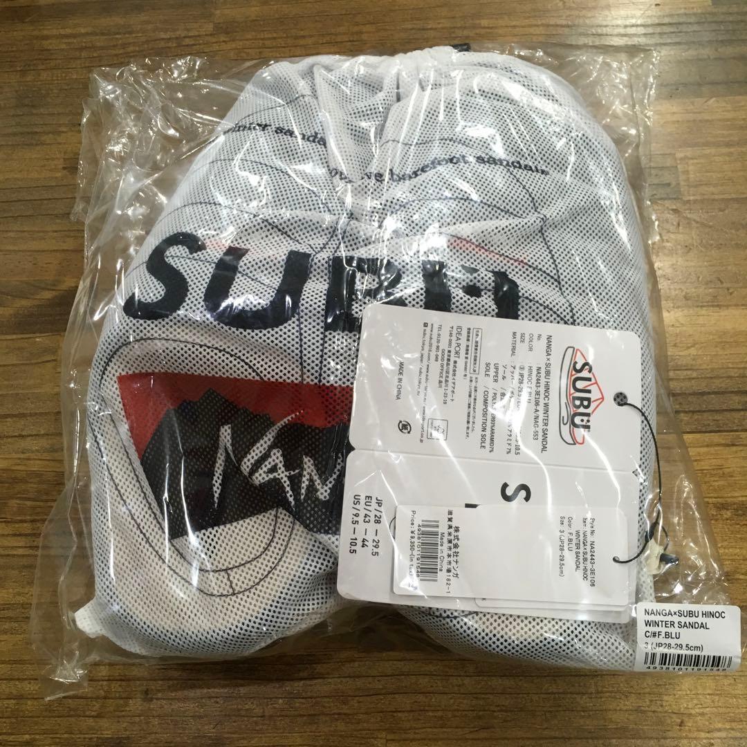 NANGA×SUBU ヒノック ウィンター サンダル