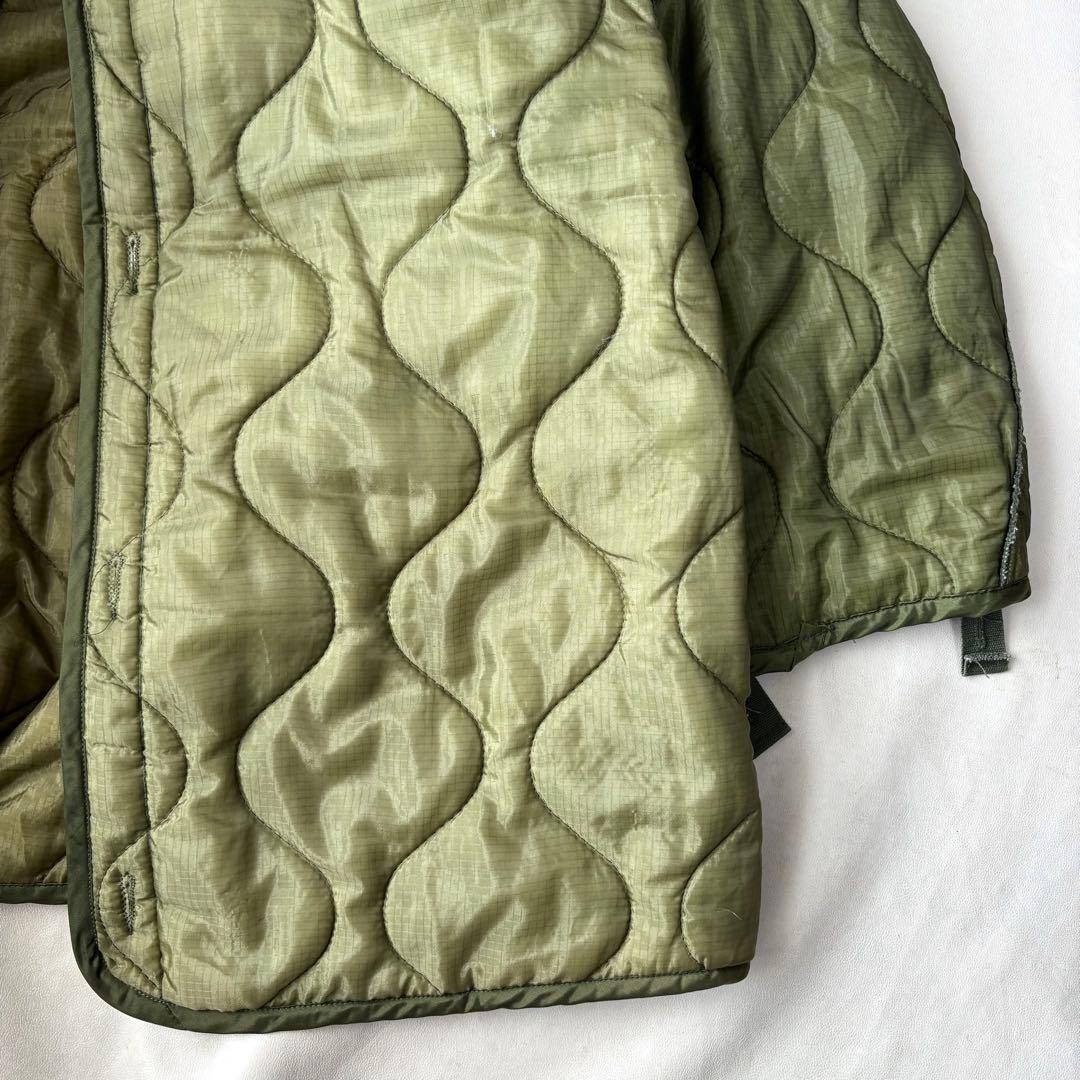 70s M-65 モッズコート ライナー クレイジー ビンテージ キルティング