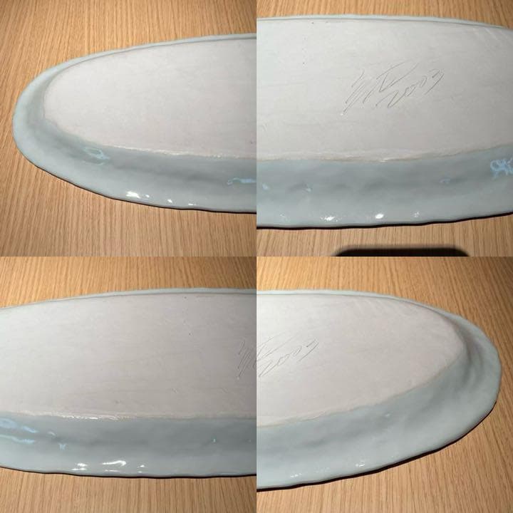 陶芸家　梅田純一　５月人形飾り皿　1式